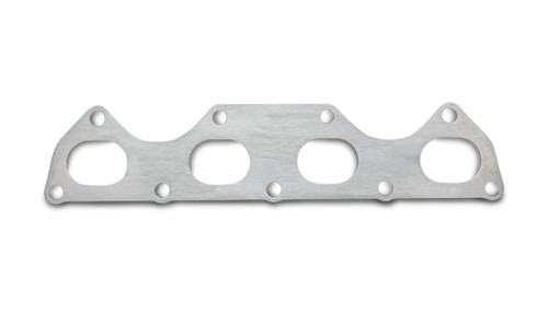 Vibrant T304 Stainless Steel Exhaust Manifold Flange for Honda H22 Series Engines, 3/8 Inch Thick