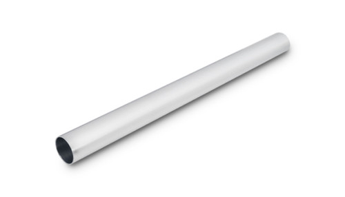 Vibrant 1 Inch OD Universal Aluminum Tubing - Polished, 18 Inch Length
