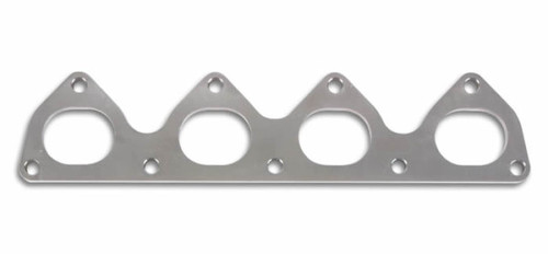 Vibrant T304 Stainless Steel Exhaust Manifold Flange for Honda/Acura B-Series Engines - 3/8 Inch Thick