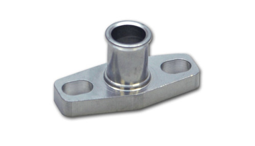 Vibrant Billet Aluminum Oil Drain Flange with 5/8 inch Male Neck for T3, T3/T4, T04, GT40-GT55 Turbochargers
