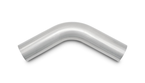 Vibrant 3.5-inch OD T304 Stainless Steel 60-Degree Mandrel Bend with 6-inch Legs and 5.5-inch Centerline Radius