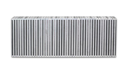 Vibrant Vertical Flow Intercooler 30in. W x 10in. H with Bar and Plate Construction and Louvered Fins