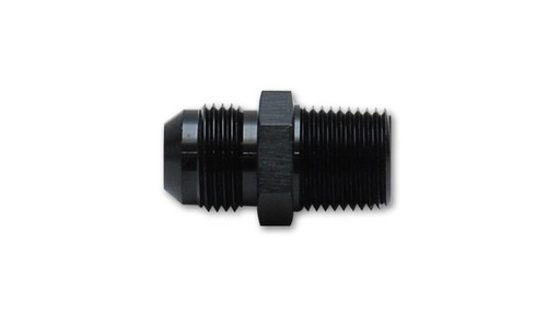 Vibrant -3AN to 1/8 inch NPT Straight Adapter Fitting in Aluminum