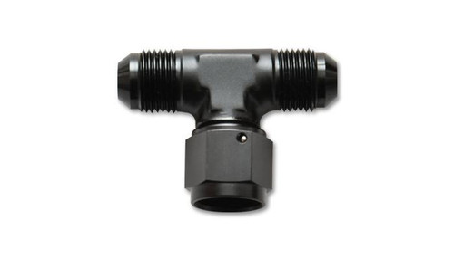 Vibrant -16AN Tee Fitting with Female Swivel Side - Aluminum Automotive Adapter Part 10796