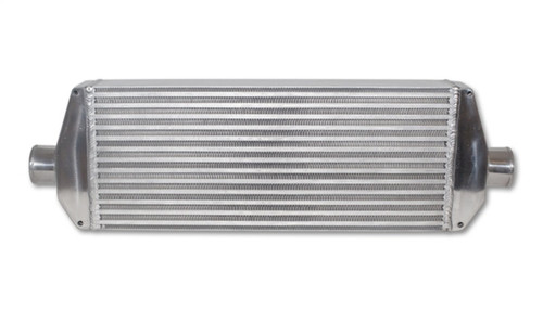 Vibrant Air-to-Air Intercooler Assembly with Cast Aluminum End Tanks - 22x9 Inch Core, 2.5 Inch Inlet/Outlet