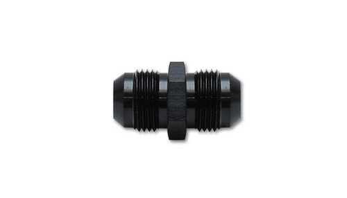 Vibrant -12AN to -12AN Straight Union Adapter Fitting in Aluminum