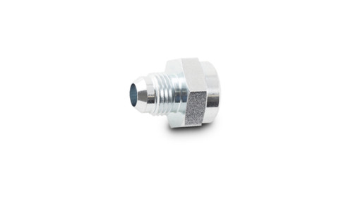 Vibrant Performance Male AN to Female Inverted Flare Adapter -6AN, 1/2 inch -20 Inverted Flare, Zinc Plated Steel