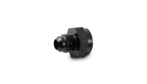 Vibrant Male AN to Female Inverted Flare Adapter -6AN, 1/2 inch -20 Inverted Flare, Aluminum and Zinc Plated Steel