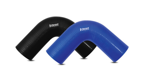 Vibrant 90 Degree Silicone Elbow with Aramid Reinforcement, 2.375 in. ID, Black - Part 27929