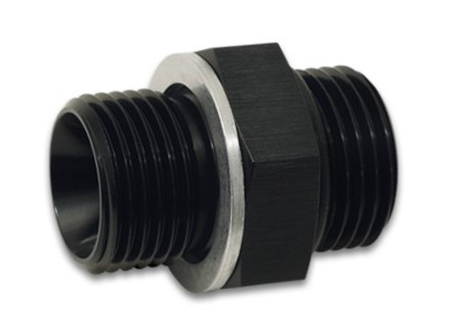 Vibrant Male -8AN to M12 x 1.5 Male Metric Straight Adapter with O-Ring