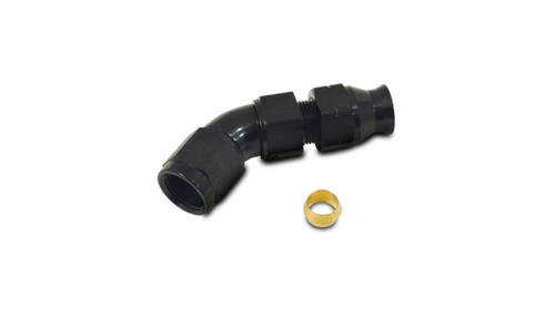 Vibrant 45 Degree 3/8 Inch Tube to Female 6AN Adapter Fitting
