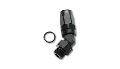 Vibrant Male -10AN 45 Degree Hose End Fitting - 3/4-16 Thread | Aluminum Automotive Fitting