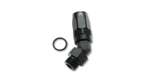 Vibrant Male -6AN 45 Degree Hose End Fitting – 3/4-16 Thread, Part Number 24403