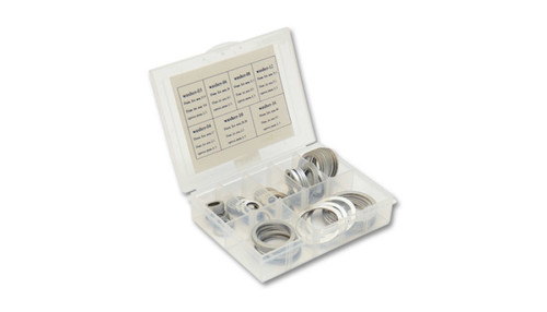 Vibrant Performance Aluminum Crush Washers - Set of 10 for Automotive Adapter Fittings