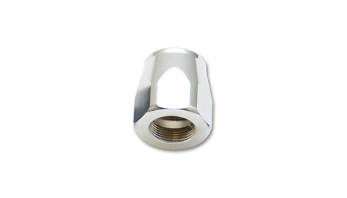 Vibrant -12AN Aluminum Hose End Socket - Silver for Automotive Applications