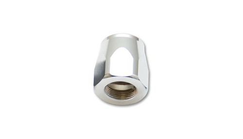 Vibrant Performance -4AN Aluminum Hose End Socket in Black for Automotive Applications