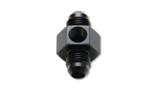 Vibrant -4AN Male Union Adapter Fitting with 1/8 inch NPT Port | Aluminum Hose End Connector