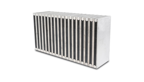 Vibrant Intercooler Core – 6 Inch x 11.80 Inch x 3 Inch Vertical Flow Air to Air with Bar and Plate Construction
