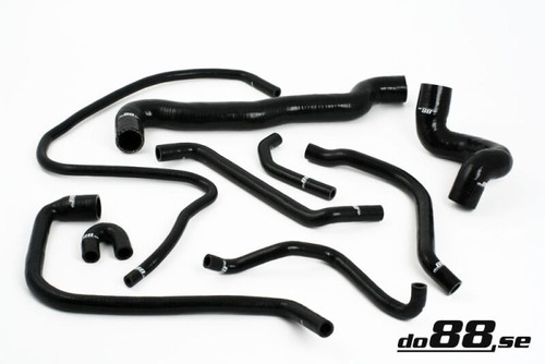 do88 Saab 900 and 9-3 Turbo Coolant Hose Kit (1994-2000) - Black
