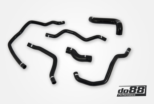 do88 BMW E46 Coolant Hose Kit (Part #DO88-KIT219S) – Black Replacement for 320i, 323i, 325i, 328i, 330i Models