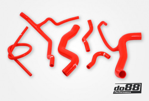 do88 Volvo 740, 780, 960 Turbo 16V Red Coolant Hose Kit – Durable Silicone Replacement
