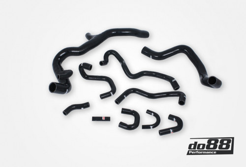 do88 Coolant Hose Kit for Volvo S60, V60, V70, XC70, S80 T4 T5 2.5FT Automatic (2007-2016) – Black