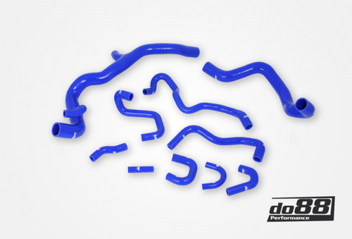 do88 Volvo S60/V60/V70/XC70/S80 T4 T5 2.5FT Automatic Coolant Hoses Kit in Blue – Part Number DO88-KIT198B
