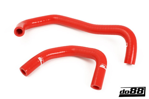 do88 Volvo 850/S70/V70/C70 1994-1999 Heater Hoses Kit in Red - Part DO88-KIT126R