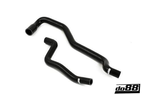 do88 Saab 9-5 1998-2010 Heater Hose Kit for Vehicles Without Water Valve - Black