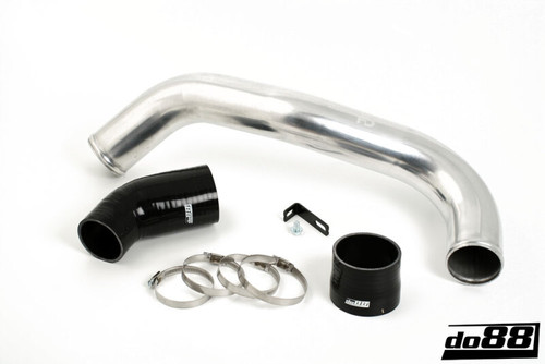 do88 Volvo C30/C70/S40/V50 Turbo Inlet Pipe with Black Hoses - Part IR-V50-S