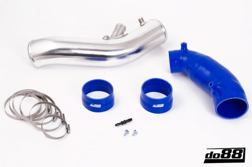 do88 Inlet Pipe for Saab 9-3 2.8T V6 (2006-2011) with Blue Hoses – Part IR-100B