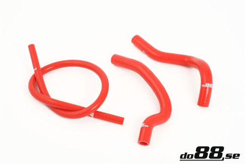 do88 Volvo 240 Turbo 1979-1984 Red Coolant Hose Kit - High-Quality Replacement for Enhanced Cooling System Performance