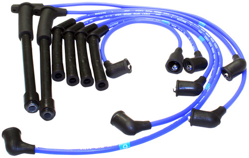 NGK Nissan D21 1990-1994 Spark Plug Wire Set – High-Performance Variable Pitch Resistor Cables with Superior EMI/RFI Suppression