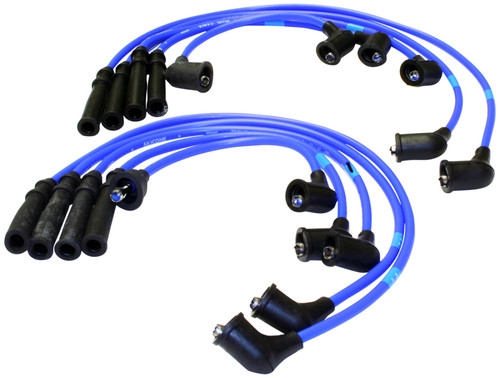 NGK Nissan Stanza Spark Plug Wire Set Part 9197 – High-Performance Ignition Cables with Magnetic Core and Watertight Boot Seals