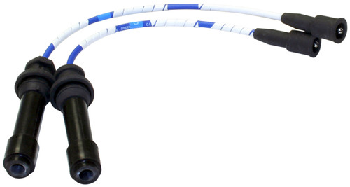 NGK Part 4448 Mazda Protege Spark Plug Wire Set – High-Performance Ignition Cables with Magnetic Core and Watertight Boot Seal