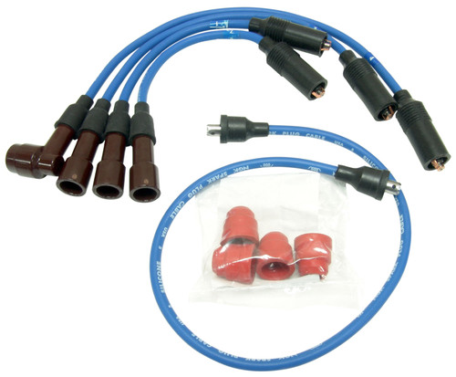NGK Volvo 122 Spark Plug Wire Set (Part Number 54430) for 1968-1959 Volvo 145 and 144 Models