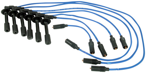 NGK Porsche 911 Spark Plug Wire Set Part #54357 – Tinned Copper Core Ignition Wires for 1975-1989 Models