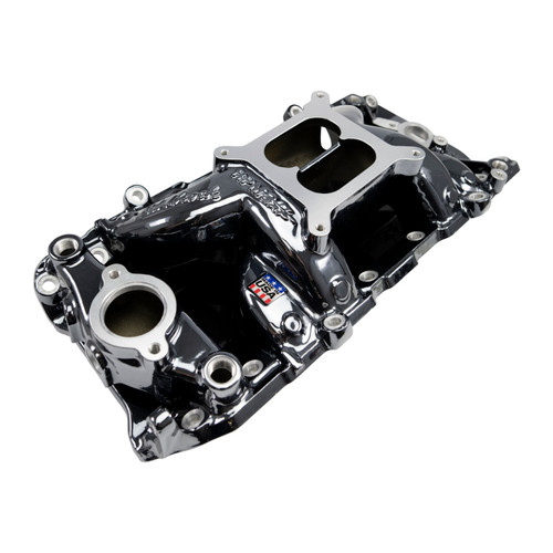 Edelbrock RPM Air-Gap Intake Manifold for Big-Block Chevy Oval Port with Chrome Plasma Finish - Part #7561-BP