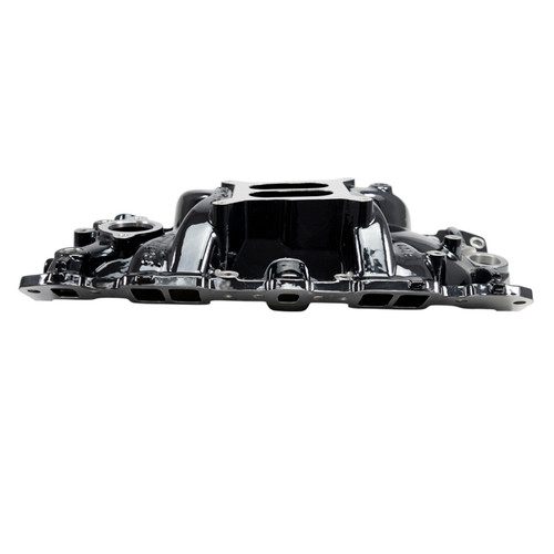 Edelbrock 2701-BP Performer EPS Intake Manifold for Chevy Small-Block V8 with Black Plasma Finish