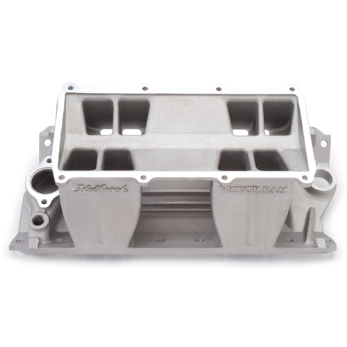 Edelbrock Victor Ram 23-Degree Intake Manifold Base for Small-Block Chevy 262-400