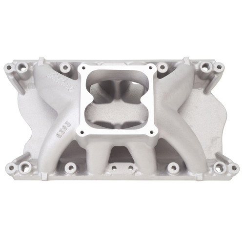 Edelbrock Gidden Victor 351W Intake Manifold for Small-Block Ford Windsor V8 — High-Performance Racing Application