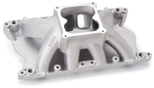 Edelbrock Gidden Victor 351W Intake Manifold for Small-Block Ford Windsor V8 — High-Performance Racing Application