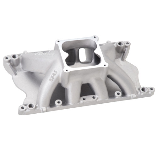Edelbrock Gidden Victor 351W Intake Manifold for Small-Block Ford Windsor V8 — High-Performance Racing Application