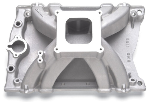 Edelbrock Victor Oldsmobile 455 Intake Manifold Part #2810 for High-Performance Drag Racing