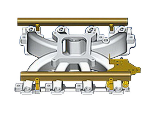 Edelbrock Victor Jr. LS1 EFI Intake Manifold with Fuel Rails for Chevrolet Gen III LS Engines