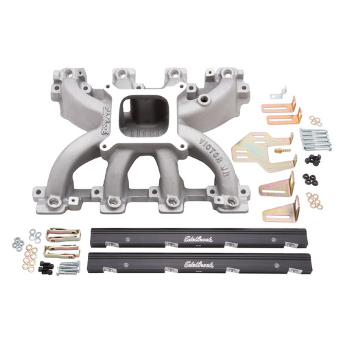 Edelbrock Victor Jr. LS1 EFI Intake Manifold with Fuel Rails for Chevrolet Gen III LS Engines