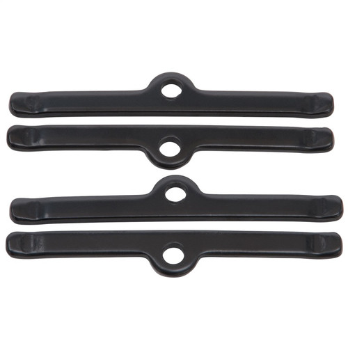 Edelbrock Vc Hold Down Tab Kit for Small-Block Chevy 5-Inch Long Steel Black Set of 4 - Part #44263