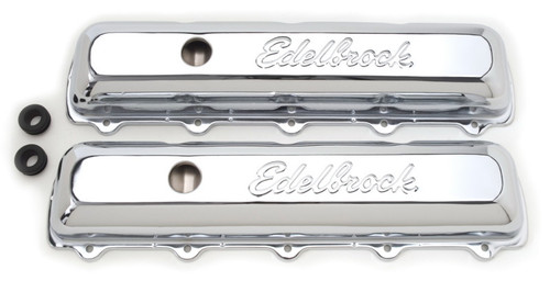 Edelbrock Signature Series Valve Cover for Oldsmobile 350-455 V8 Engines – Chrome