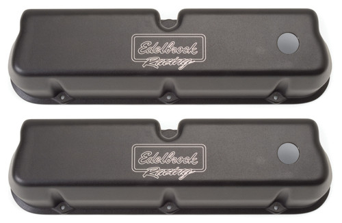 Edelbrock Victor Series Valve Cover for Ford 289/302/351W Engines - Black Finish