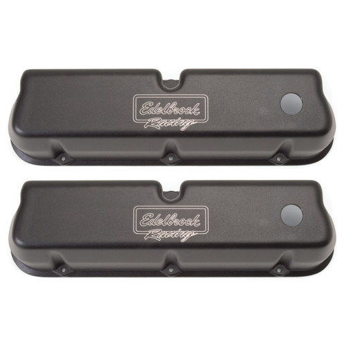 Edelbrock Victor Series Valve Cover for Ford 289/302/351W Engines - Black Finish